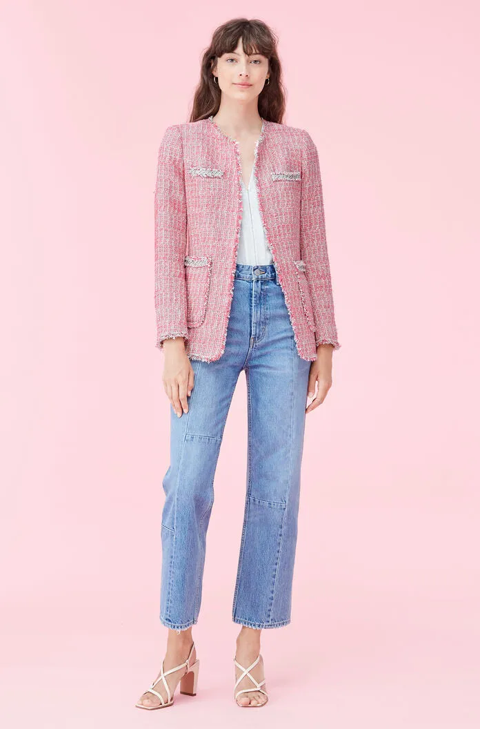 Rebecca Taylor Pink Tweed Jacket