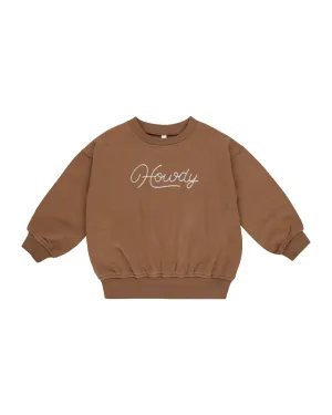 Relaxed Sweatshirt Howdy (final sale)