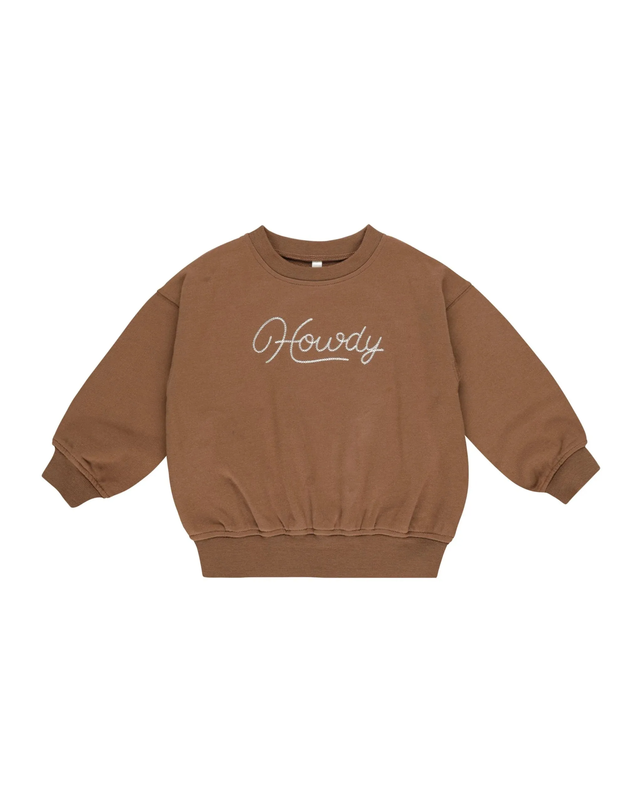 Relaxed Sweatshirt Howdy (final sale)