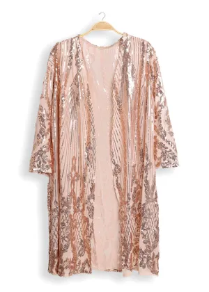 Rose All Day Sequin Kimono