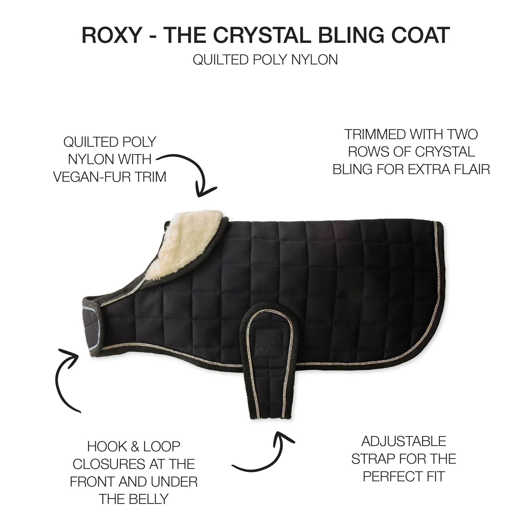 ROXY - THE CRYSTAL BLING COAT