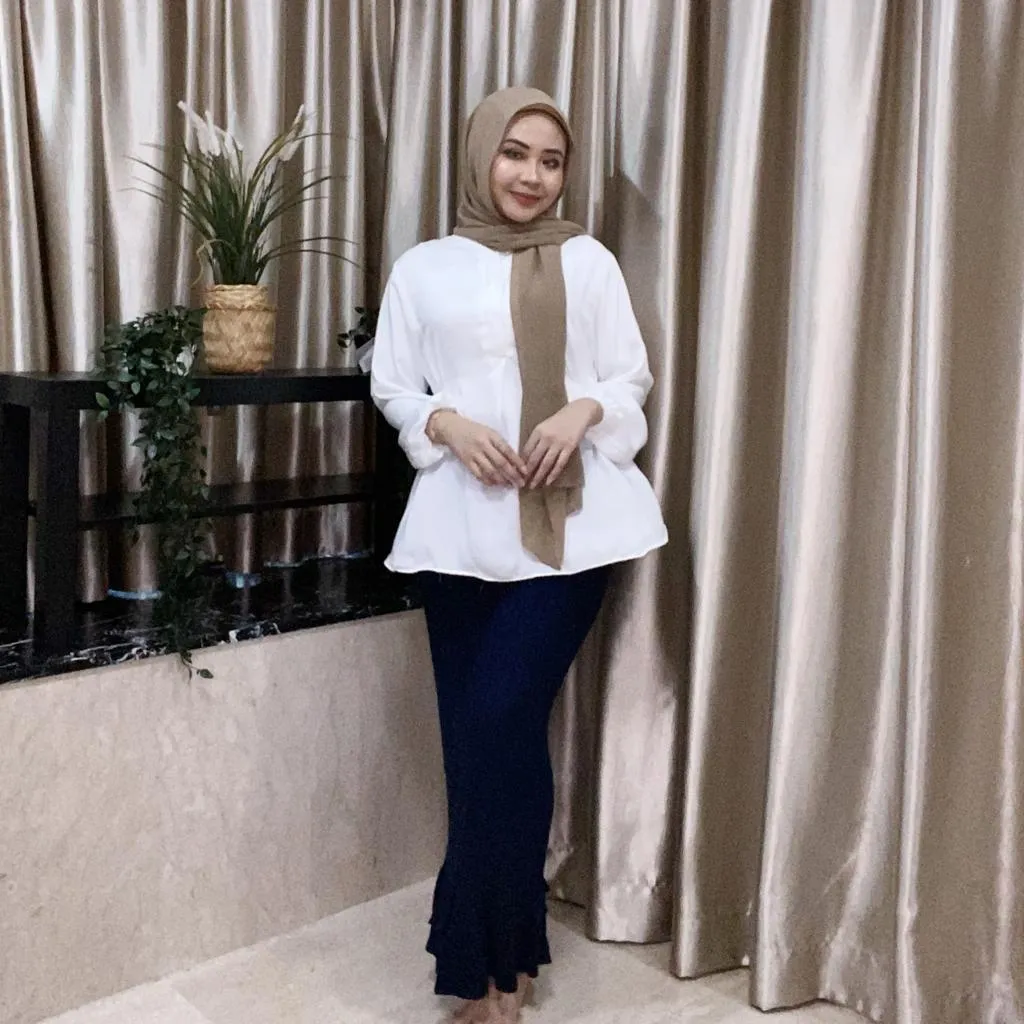Ruffle Pencil Skirt