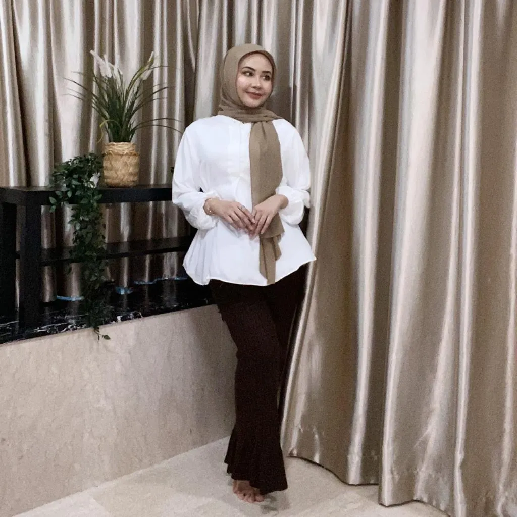 Ruffle Pencil Skirt