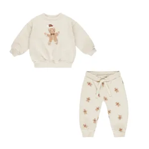 Rylee   Cru- Relaxed Sweatshirt   Sweatpant Set (Gingerbread)