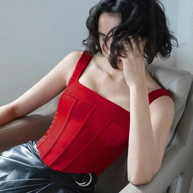 SATIN CORSET