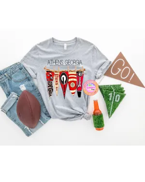 Savvy Tees and More - UGA Athens Pennant