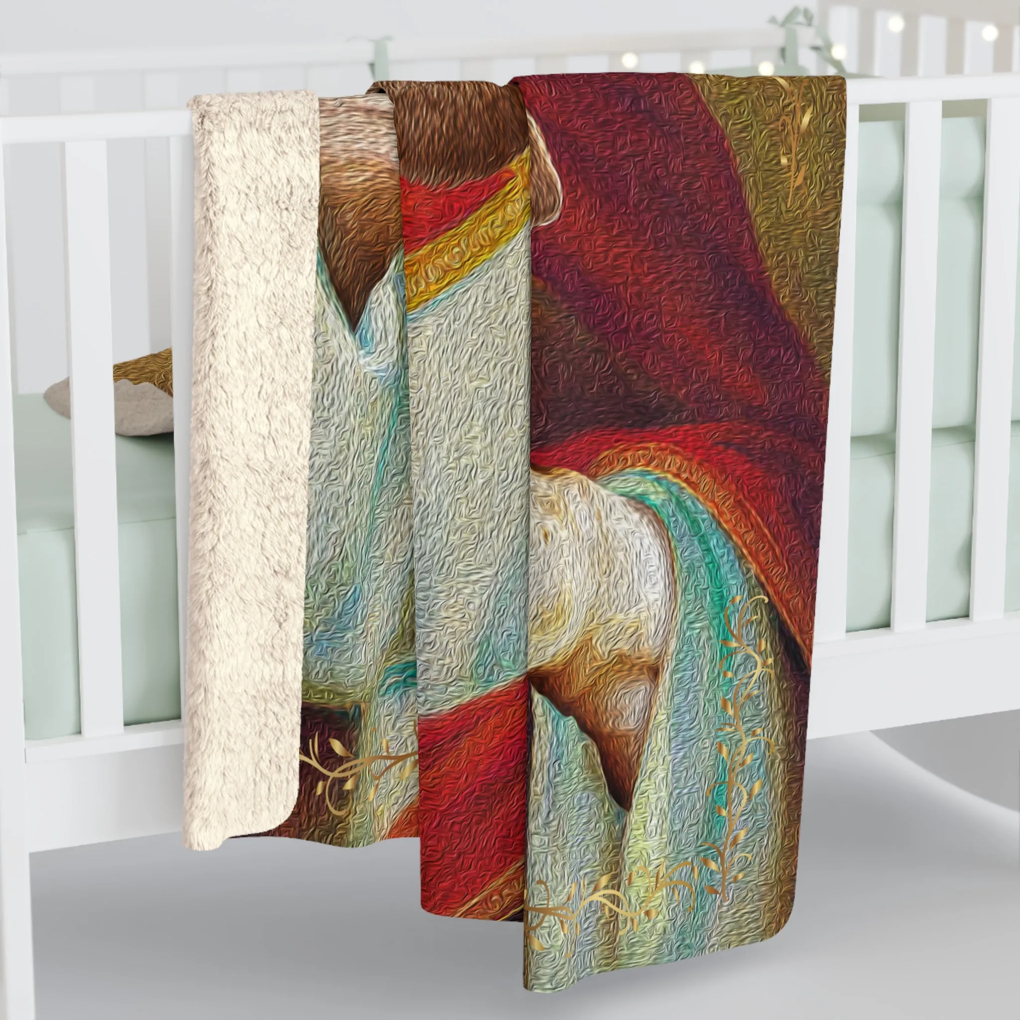 Stinky Saint Frito Basshole - Sherpa Fleece Blanket