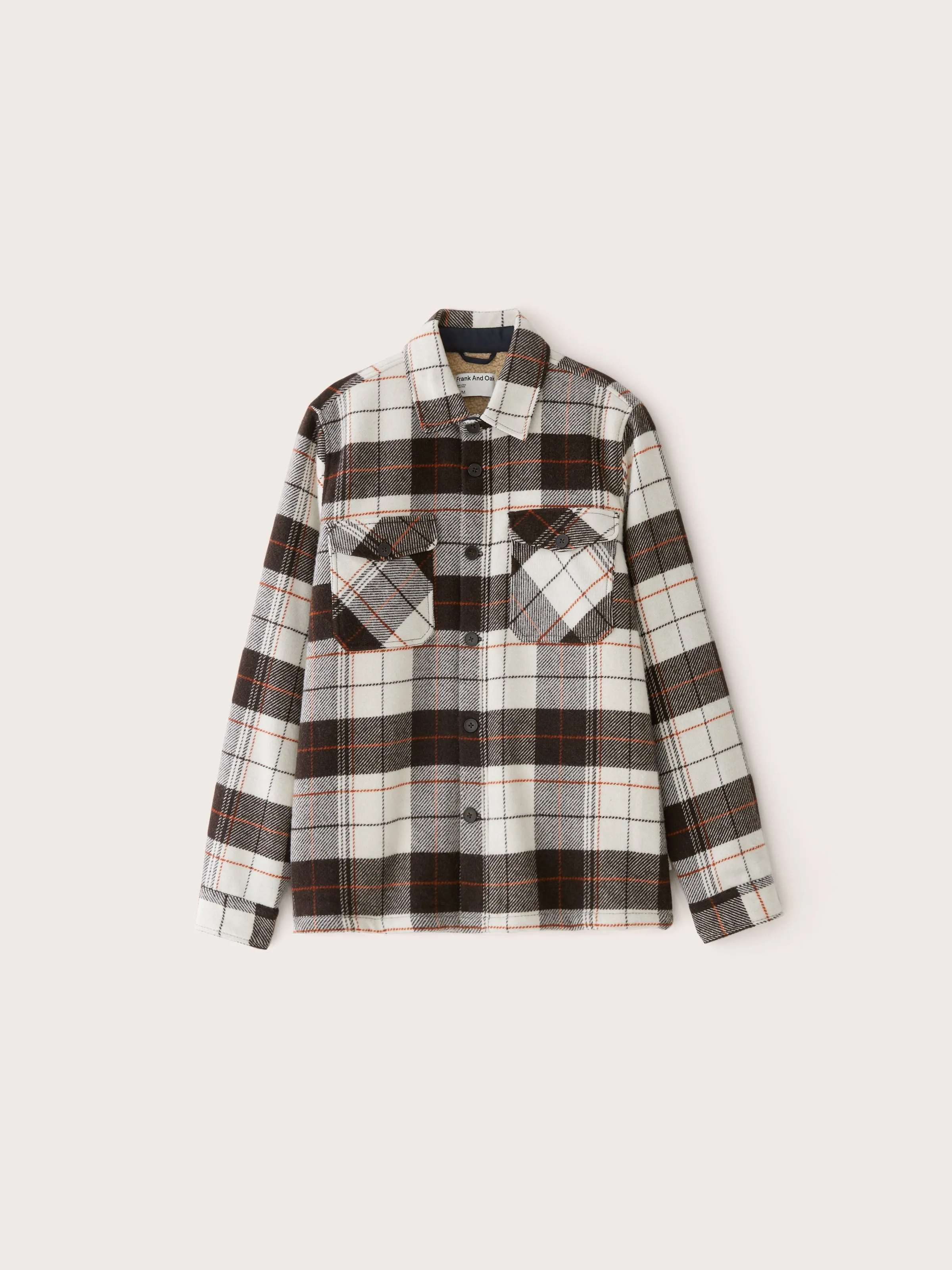 The Plaid Overshirt in Espresso