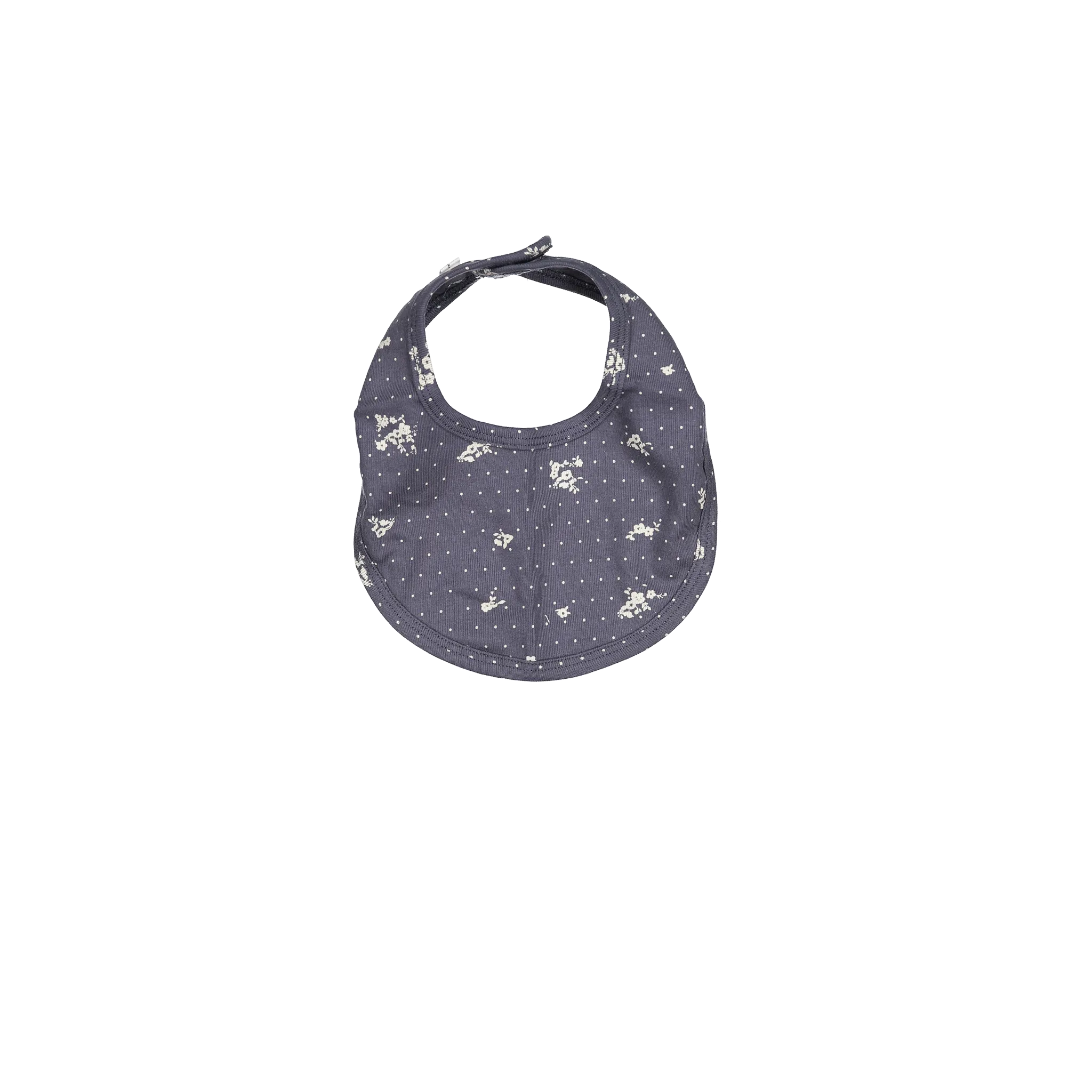 The Printed Bib - Steel Floral