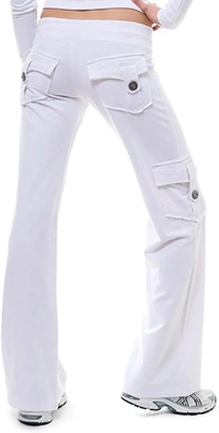 TUNUSKAT Cargo Pants Women Baggy High Waist Yoga Sweatpants Wide Leg Hiking Pants Y2k Combat Military Trousers Relaxed Jogger