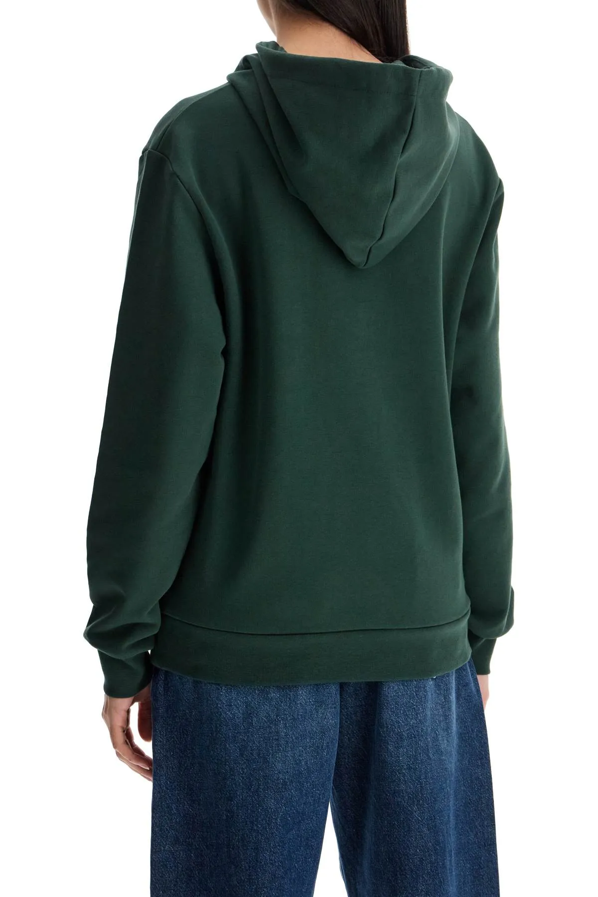 unisex grand vpc hooded sweat COHBN M27908 VERT FONCE BLANC