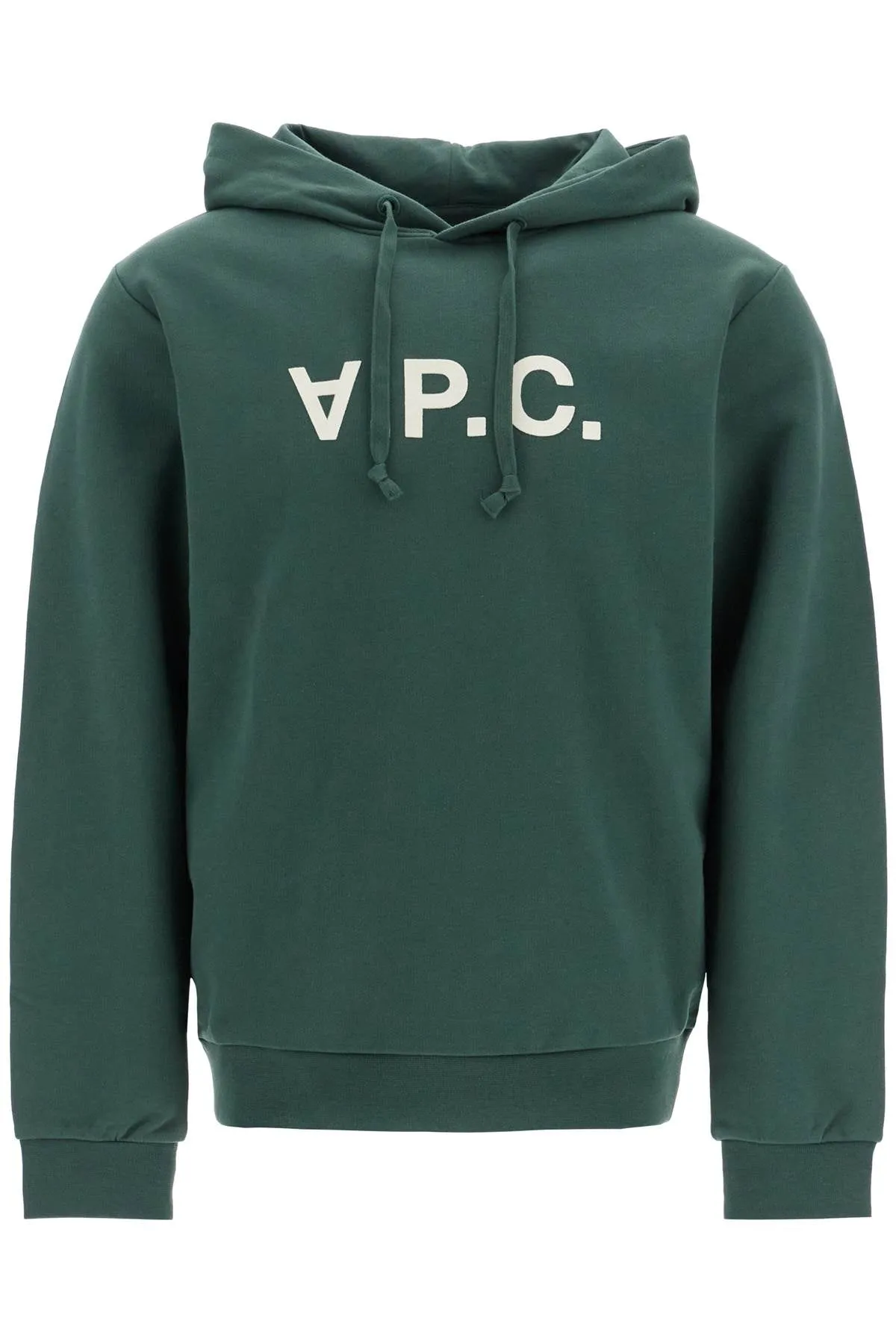 unisex grand vpc hooded sweat COHBN M27908 VERT FONCE BLANC