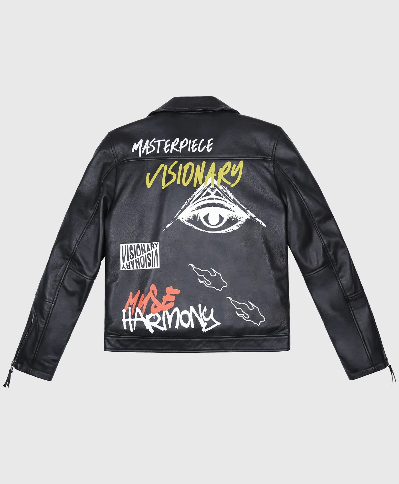 Visionary Leather Biker Jacket
