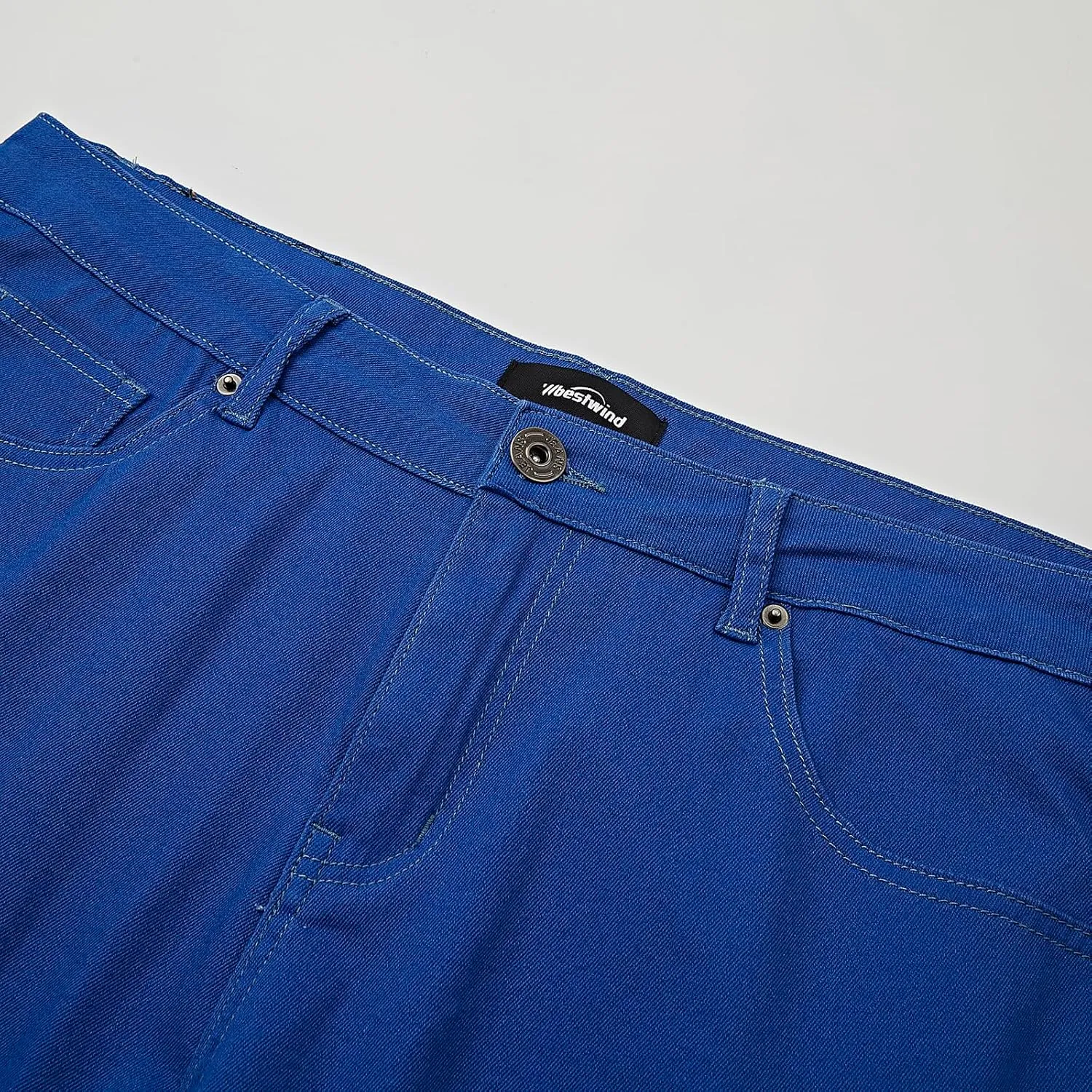Wbestwind Men's Relaxed Stretch Vintage 60s 70s Bell Bottom Pants Fit 70s Disco Outfits Comfort Flared Retro Leg