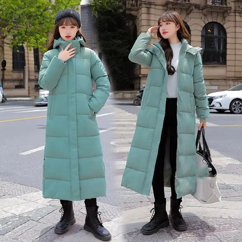 Winter Women Jackets long Parkas Hooded Cotton Padded Female Coat Warm Outwear Womens Parka Winter Coats
