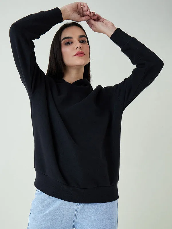 Women Black Odor-Free Sweatshirts