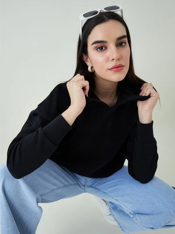 Women Black Odor-Free Sweatshirts