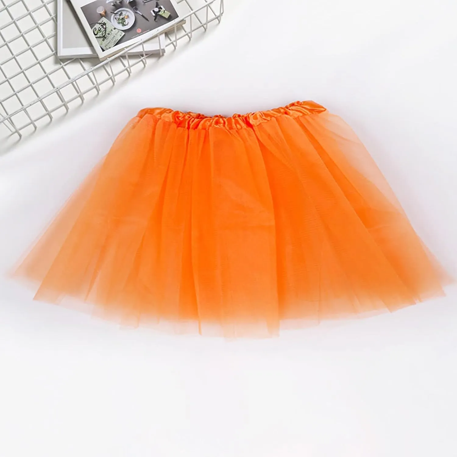 Women's A-Line High Waisted Midi Skirt Womens Candy Color Skirts Chic High Waisted A Line Skirts Layered Pleated