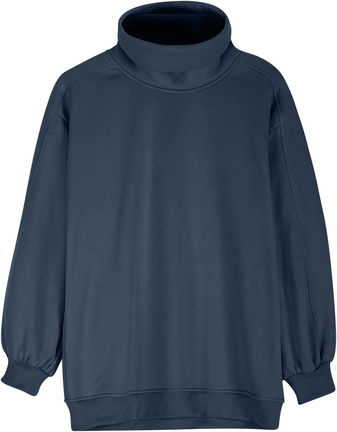 Womens Cute Oversized Hoodies Trendy High Neck Pullover Shirts Teen Girls Preppy Sweatshirts Fall Winter Clothes 2024