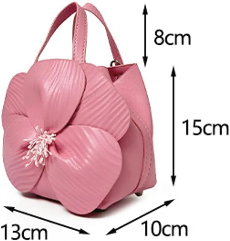Womens Floral Shoulder Bag Fairy Style Fashion Top Handle Bag Purse Natural Chic Hobo Handbag Cute Crossbody Bag
