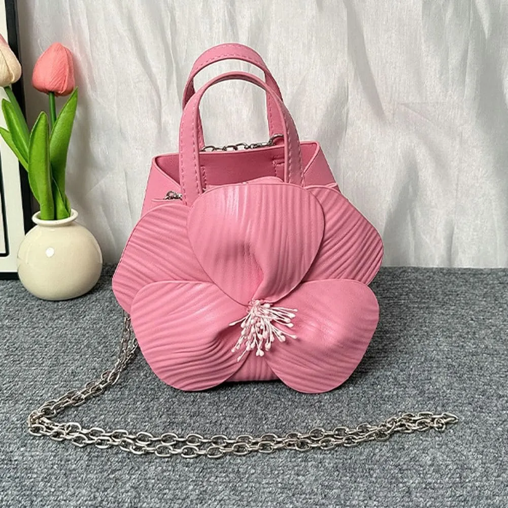 Womens Floral Shoulder Bag Fairy Style Fashion Top Handle Bag Purse Natural Chic Hobo Handbag Cute Crossbody Bag