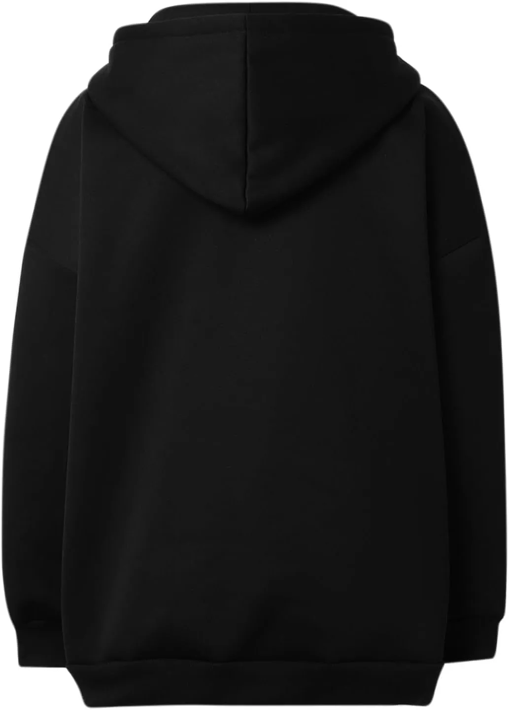 Womens Oversized Hoodies Casual V Neck Sweatshirts Long Sleeve Pullover for Teen Girls 2024 Fall Trendy Preppy Clothes
