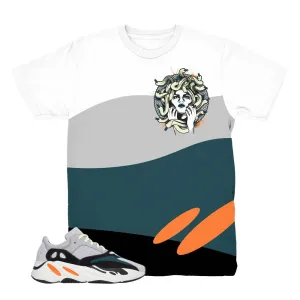 Yeezy 700 Wave Runner Medusa White Shirt