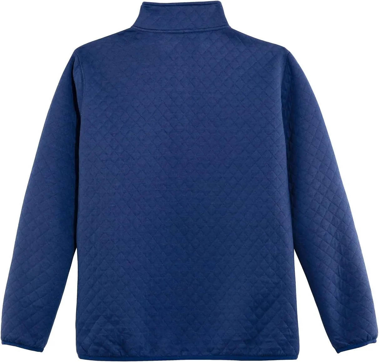 ZENTHACE Men's Ultra Soft Quilted 1/4 Snap Fleece Pullover Sweatshirt Jacket Long Sleeve Mountain Outdoor Shirt