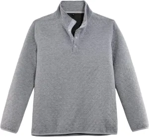 ZENTHACE Men's Ultra Soft Quilted 1/4 Snap Fleece Pullover Sweatshirt Jacket Long Sleeve Mountain Outdoor Shirt