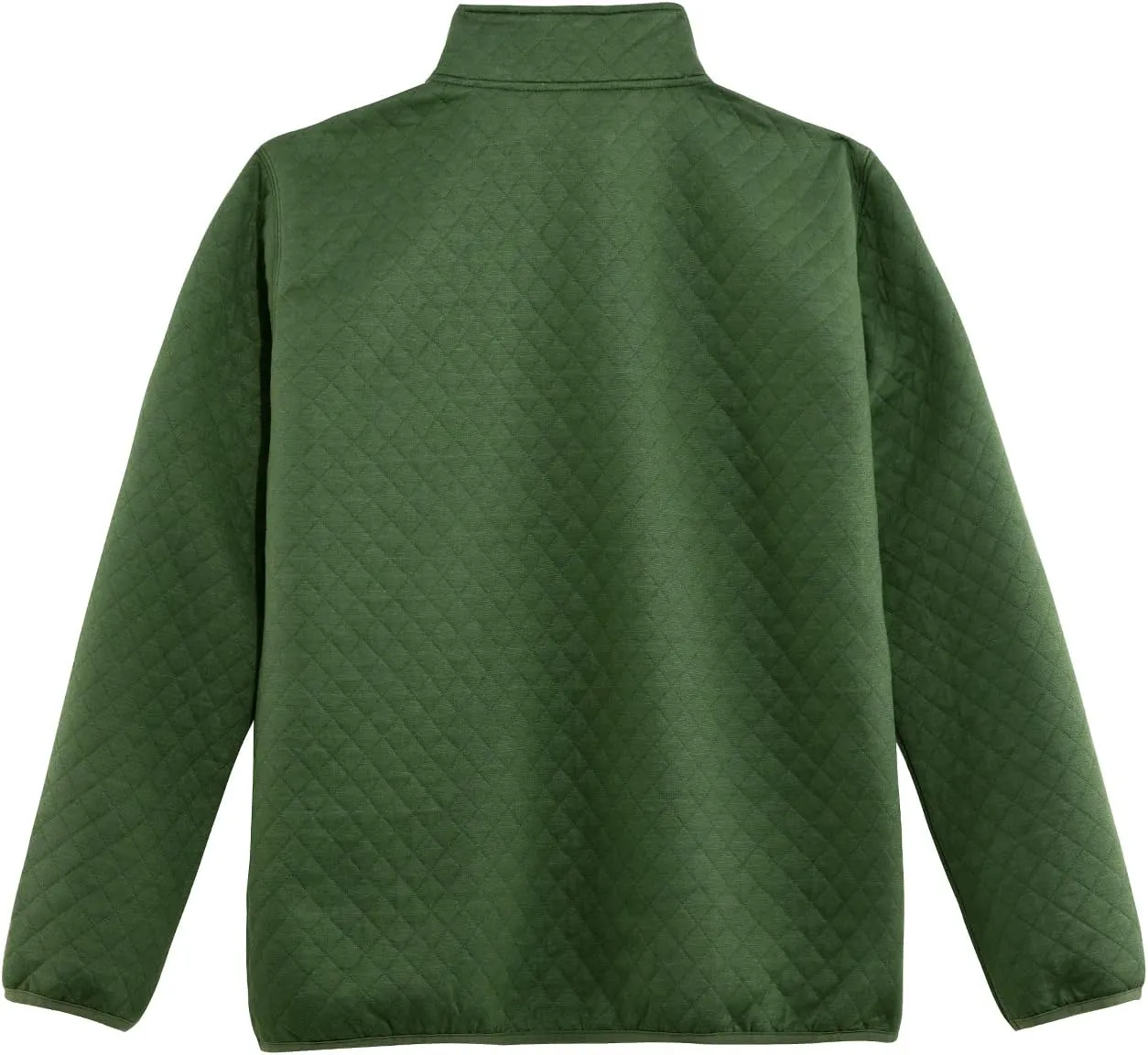 ZENTHACE Men's Ultra Soft Quilted 1/4 Snap Fleece Pullover Sweatshirt Jacket Long Sleeve Mountain Outdoor Shirt